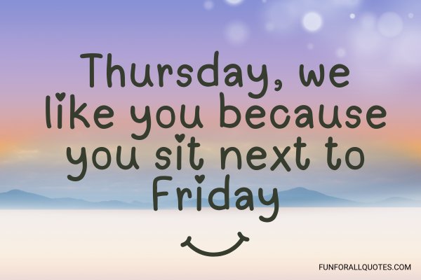 thursday quote